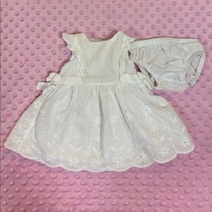 Baby B’gosh dress with bloomers 0-3 months